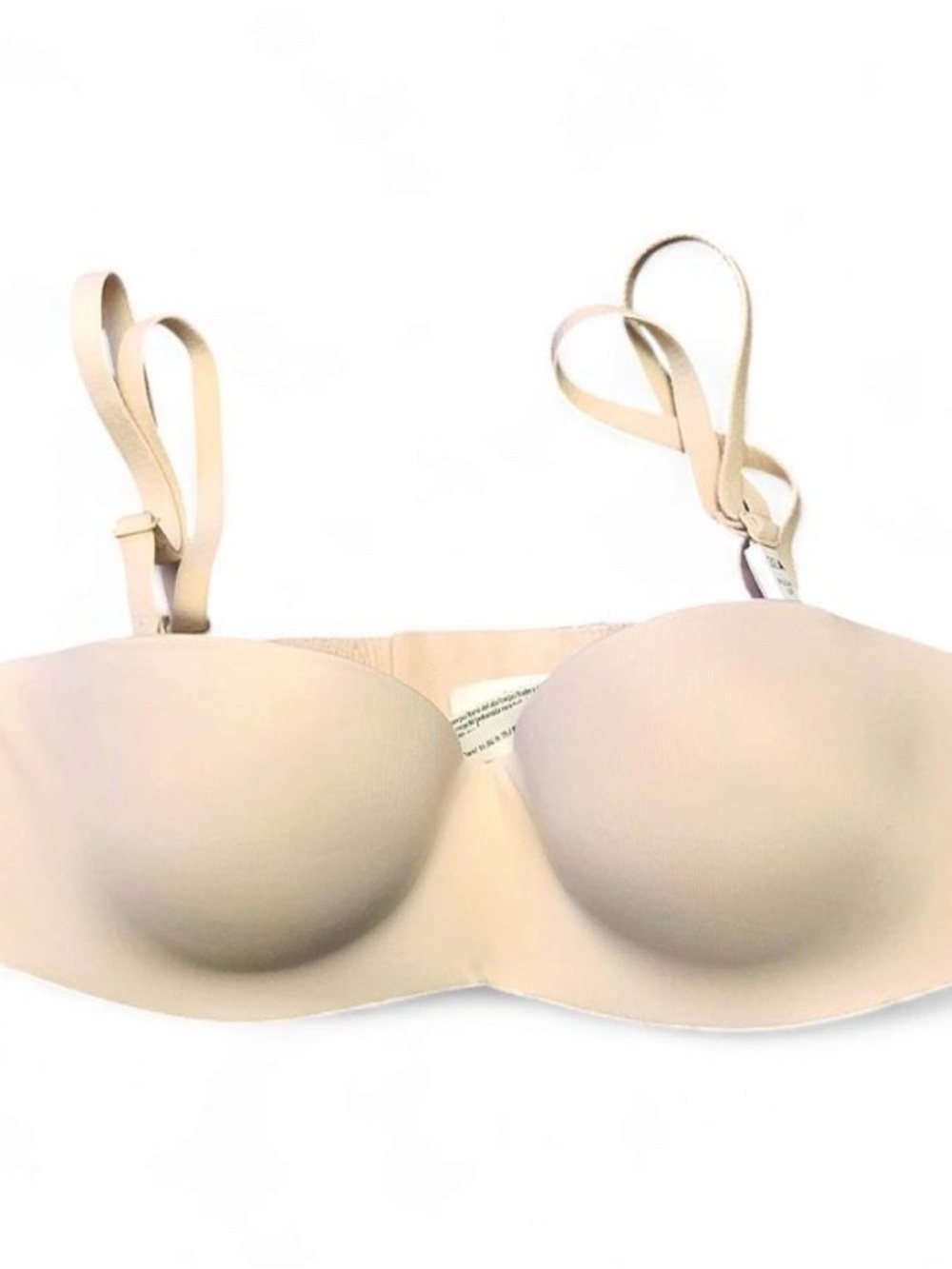NWT Victoria's Secret PINK Strapless Push-Up Bra Nude 32A
